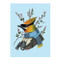 Berkley Bestiary Winter Waxwing Large Embellished Holiday Notecards by Galison, Berkley Illustration, 9780735352315