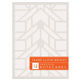 Frank Lloyd Wright Designs Embossed Notecard Set by Galison, Frank Lloyd Wright, 9780735352674