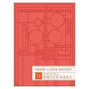 Frank Lloyd Wright Bright Geometric Debossed Notecards by Galison, Frank Lloyd Wright, 9780735352681