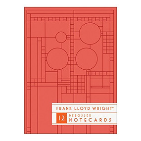 Frank Lloyd Wright Bright Geometric Debossed Notecards by Galison, Frank Lloyd Wright, 9780735352681