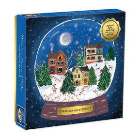 Winter Snow Globe 500 Pc Puzzle, 9780735362024