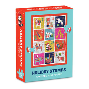 Holiday Stamps Mini Puzzle, 9780735362277