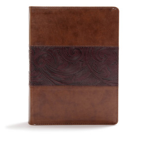 CSB Study Bible, Mahogany LeatherTouch (Faithful and True) by CSB Bibles by Holman, 9781433648038
