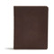 CSB Study Bible, Brown Genuine Leather (Red Letter, Study Notes and Commentary, Illustrations, Ribbon Marker, Sewn Binding, Easy-to-Read Bible Serif Type) by CSB Bibles by Holman, 9781433648076
