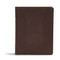 CSB Study Bible, Brown Genuine Leather (Faithful and True) by CSB Bibles by Holman, 9781433648076