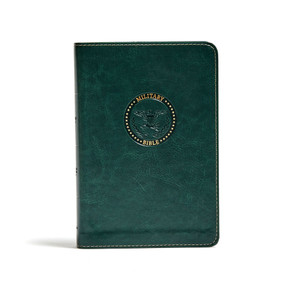 CSB Military Bible, Green LeatherTouch by CSB Bibles by Holman, 9781433651762