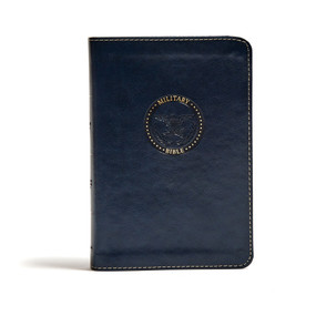 CSB Military Bible, Navy Blue LeatherTouch by CSB Bibles by Holman, 9781433651779