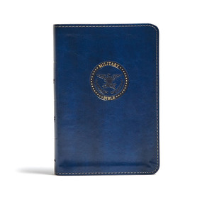 CSB Military Bible, Royal Blue LeatherTouch by CSB Bibles by Holman, 9781433651786