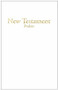 KJV Economy New Testament with Psalms, White Imitation Leather (Miniature Edition) by Holman Bible Staff, 9781558190405