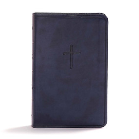 CSB Compact Bible, Value Edition, Navy LeatherTouch by CSB Bibles by Holman, 9781535905725
