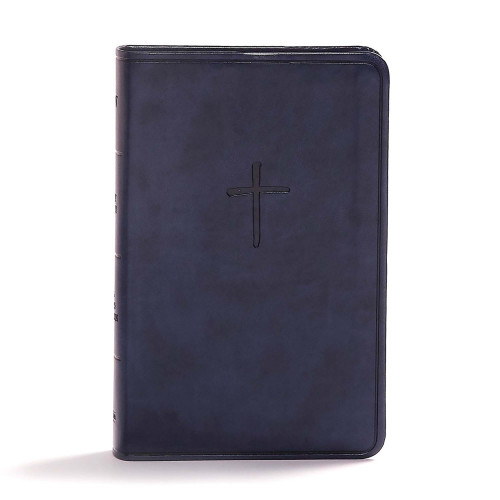 CSB Compact Bible, Value Edition, Navy LeatherTouch by CSB Bibles by Holman, 9781535905725