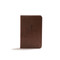 CSB Compact Bible, Brown LeatherTouch, Value Edition (Miniature Edition) by CSB Bibles by Holman, 9781535905718