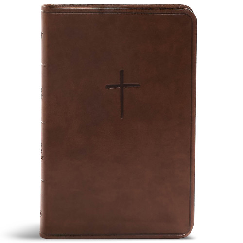 CSB Compact Bible, Value Edition, Brown LeatherTouch by CSB Bibles by Holman, 9781535905718