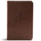 CSB Compact Bible, Value Edition, Brown LeatherTouch by CSB Bibles by Holman, 9781535905718
