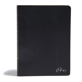 KJV Spurgeon Study Bible, Black Genuine Leather by Holman Bible Publishers, 9781535925563