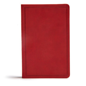 CSB Deluxe Gift Bible, Burgundy LeatherTouch by CSB Bibles by Holman, 9781535925501