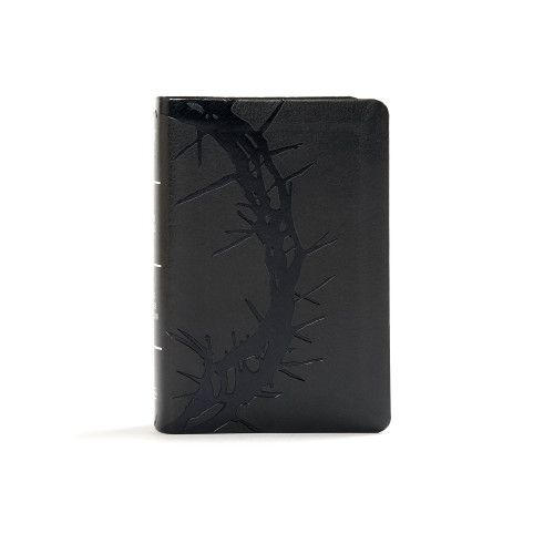 KJV Large Print Compact Reference Bible, Charcoal LeatherTouch by Holman Bible Publishers, 9781535935760