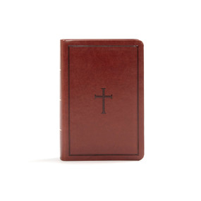 KJV Large Print Compact Reference Bible, Brown LeatherTouch by Holman Bible Publishers, 9781535935722