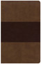KJV Large Print Personal Size Reference Bible, Saddle Brown Leathertouch by Holman Bible Publishers, 9781535935593