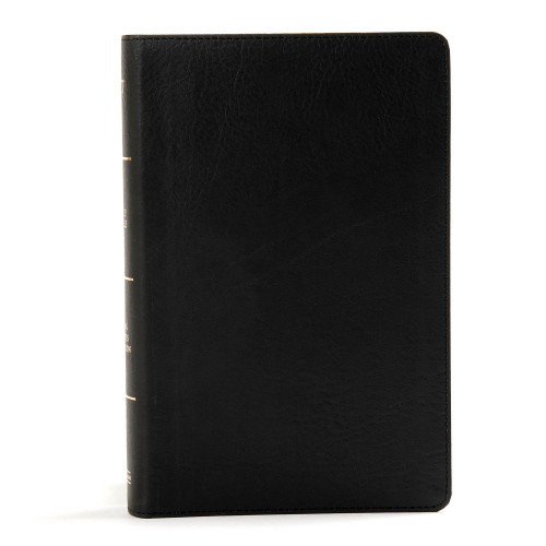 KJV Large Print Personal Size Reference Bible, Black LeatherTouch Indexed by Holman Bible Publishers, 9781535935586