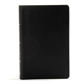 KJV Large Print Personal Size Reference Bible, Black LeatherTouch Indexed by Holman Bible Publishers, 9781535935586