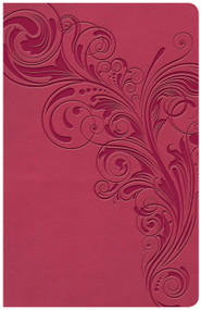 KJV Large Print Personal Size Reference Bible, Pink LeatherTouch Indexed by Holman Bible Publishers, 9781535935661