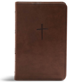 KJV Compact Bible, Value Edition, Brown LeatherTouch by Holman Bible Publishers, 9781535956826