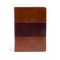 KJV Super Giant Print Reference Bible, Saddle Brown LeatherTouch, Indexed by Holman Bible Publishers, 9781535954549