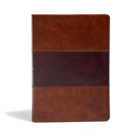 KJV Super Giant Print Reference Bible, Saddle Brown LeatherTouch - 9781535954532 by Holman Bible Publishers, 9781535954532
