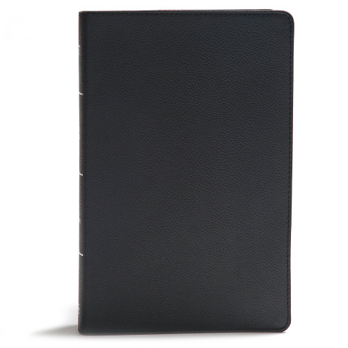 KJV Giant Print Reference Bible, Black Genuine Leather, Indexed by Holman Bible Publishers, 9781535954518