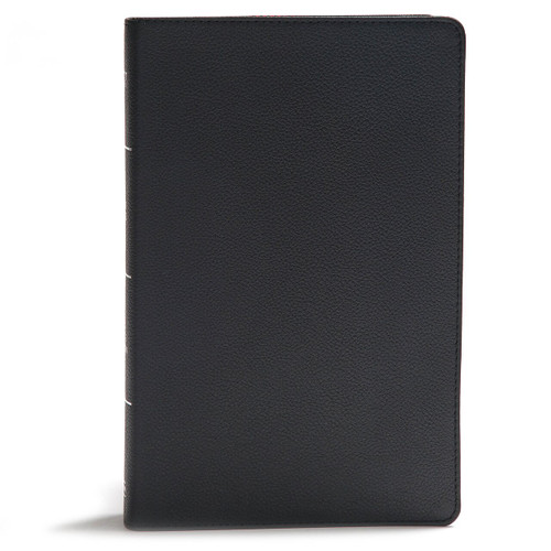 KJV Giant Print Reference Bible, Black Genuine Leather (Red Letter, Ribbon Marker, Smythe-Sewn, Two-Column Text, Concordance, Presentation Page, Full-Color Maps, Easy-to-Read Font Size) by Holman Bible Staff, 9781535954501