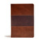 KJV Giant Print Reference Bible, Saddle Brown LeatherTouch (Red Letter, Ribbon Marker, Smythe-Sewn, Two-Column Text, Concordance, Presentation Page, Full-Color Maps, Easy-to-Read Font Size) by Holman Bible Staff, 9781535954143
