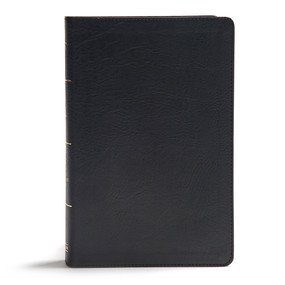 KJV Giant Print Reference Bible, Black LeatherTouch, Indexed by Holman Bible Publishers, 9781535954129