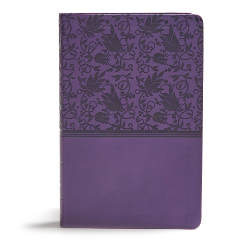 KJV Giant Print Reference Bible, Purple LeatherTouch, Indexed by Holman Bible Publishers, 9781535954051