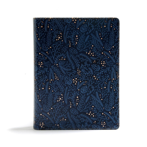 CSB Study Bible, Navy LeatherTouch (Red Letter, Study Notes and Commentary, Illustrations, Ribbon Marker, Sewn Binding, Easy-to-Read Bible Serif Type) by CSB Bibles by Holman, 9781535971027
