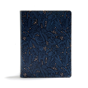 CSB Study Bible, Navy LeatherTouch (Faithful and True) by CSB Bibles by Holman, 9781535971027