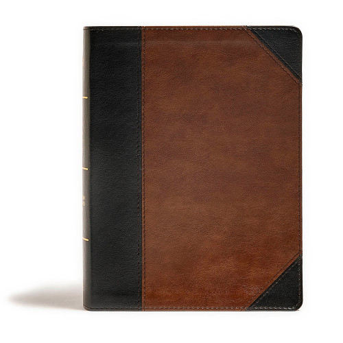 CSB Tony Evans Study Bible, Black/Brown LeatherTouch (Advancing God's Kingdom Agenda) by Tony Evans, CSB Bibles by Holman, 9781535971133