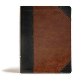 CSB Tony Evans Study Bible, Black/Brown LeatherTouch, Indexed (Advancing God's Kingdom Agenda) by Tony Evans, CSB Bibles by Holman, 9781535971140