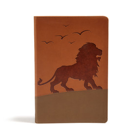 KJV One Big Story Bible, Brown Lion LeatherTouch (Connecting Christ Throughout God's Story) by Holman Bible Publishers, 9781535990639