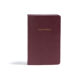 KJV Gift and Award Bible, Burgundy Imitation Leather (Holy Bible) by Holman Bible Publishers, 9781535990905