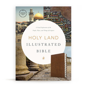 CSB Holy Land Illustrated Bible, British Tan LeatherTouch, Indexed (A Visual Exploration of the People, Places, and Things of Scripture) by CSB Bibles by Holman, 9781430070436