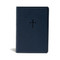 KJV Everyday Study Bible, Navy Cross LeatherTouch (Black Letter, Study Notes, Illustrations, Aricles, Easy-to-Carry, Ribbon Marker, Easy-to-Read Bible Serif Type) by Holman Bible Publishers, 9781087702476