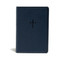 KJV Everyday Study Bible, Navy Cross LeatherTouch by Holman Bible Publishers, 9781087702476