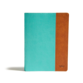 CSB Tony Evans Study Bible, Teal/Earth LeatherTouch, Indexed (Advancing God's Kingdom Agenda) by Tony Evans, CSB Bibles by Holman, 9781087721811