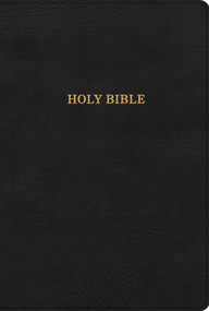 KJV Large Print Thinline Bible, Black LeatherTouch - 9781087721903 by Holman Bible Publishers, 9781087721903