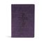 KJV Rainbow Study Bible, Purple LeatherTouch (Ribbon Marker, Color-Coded Text, Smythe Sewn Binding, Easy to Read Bible Font, Bible Study Helps, Full-Color Maps) by Holman Bible Staff, 9781087722054