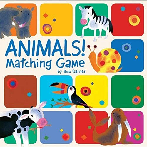 Animals! Matching Game by Bob Barner, 9781452100555