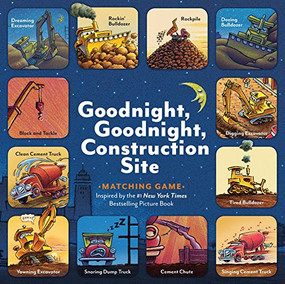 Goodnight, Goodnight, Construction Site Matching Game ((Matching Games for 2-4 Year Olds, Matching Games for Kids, Memory Matching Games)) by Sherri Duskey Rinker, 9781452111063