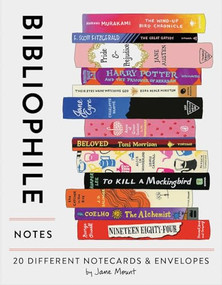 Bibliophile Notes (20 Different Notecards & Envelopes (Notecards for Book Lovers, Illustrated Notecards, Stationery)) by Jane Mount, 9781452167244