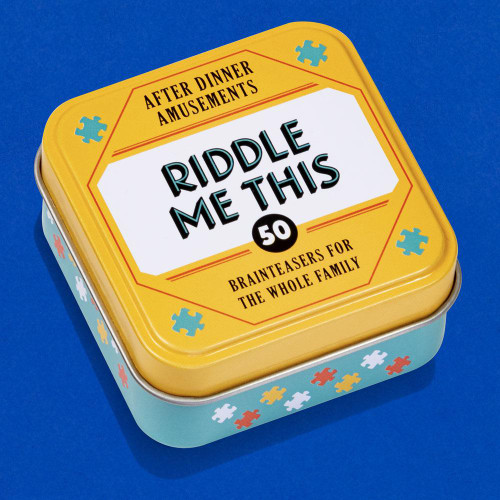 After Dinner Amusements: Riddle Me This (50 Brainteasers for the Whole Family (Dinner Party Gifts, Games for Adults, Games for Dinner Parties)) (Miniature Edition) by Chronicle Books, 9781452178257